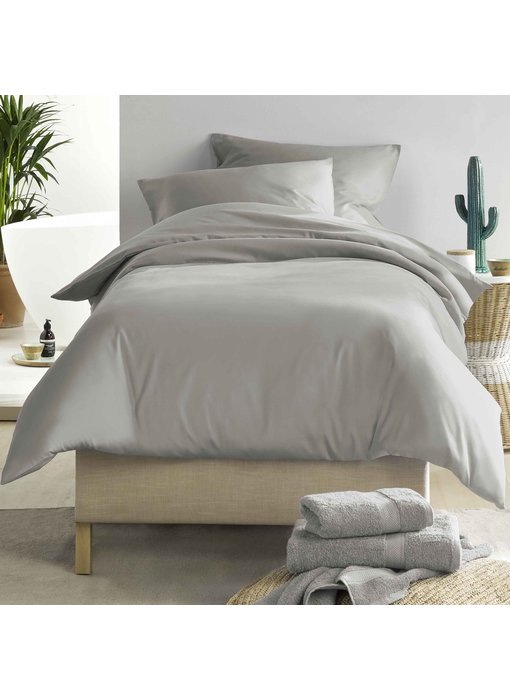 De Witte Lietaer Duvet cover Cotton Satin Olivia Dove 140 x 200/220 cm