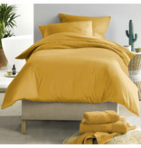 De Witte Lietaer Housse de couette Satin de Coton Olivia - Simple - 140 x 200/220 cm - Jaune