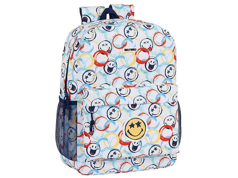 Smiley Backpack Art - 43 x 32 x 14 cm - Multi