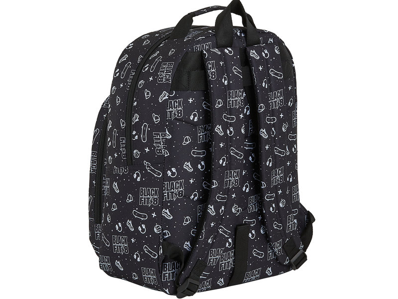 BlackFit8 Backpack Galaxy - 42 x 32 x 15 cm - Black