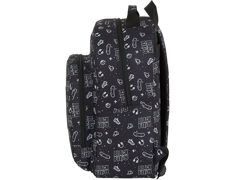 BlackFit8 Rucksack Galaxy - 42 x 32 x 15 cm - Schwarz