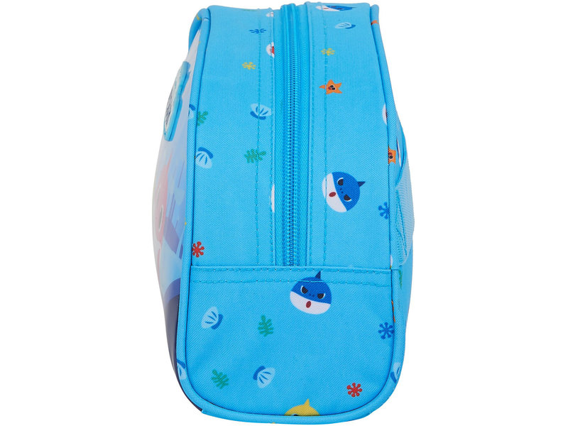 Baby Shark Beauty Case  - 26 x 16 x 9 cm - Blau