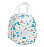 Dinosaurus Cool bag Dino - 22 x 19 x 14 cm - White