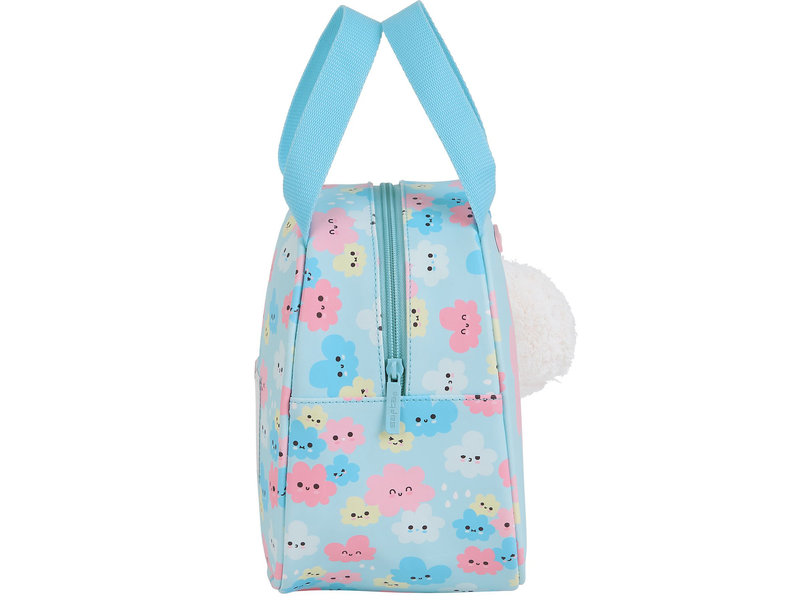 Safta Cooler Bag Clouds - 22 x 19 x 14 cm - Blue