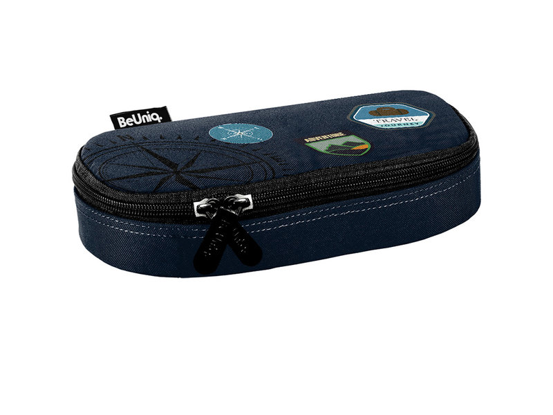 BeUniq Etui Travel - 23 x 10 x 5 cm - Blauw