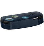 BeUniq Etui Travel - 23 x 10 x 5 cm - Blauw