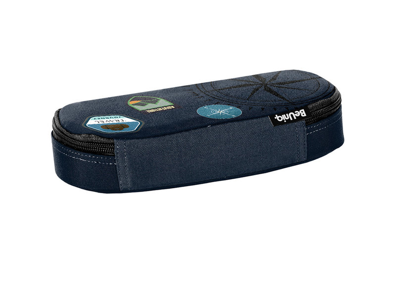 BeUniq Etui Travel - 23 x 10 x 5 cm - Blauw