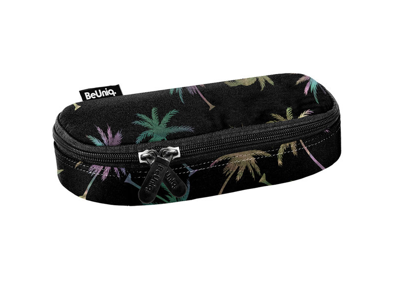 BeUniq Pencil case Palm tree - 23 x 10 x 5 cm - Black