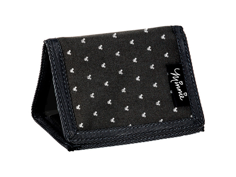 BeUniq Minnie Mouse wallet - 12 x 8 cm - Black