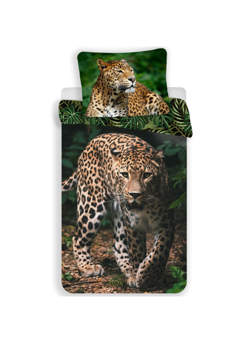 Animal Pictures Bettbezug Leopard 140 x 200