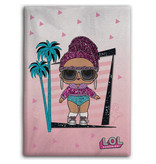 LOL Surprise! Fleece deken Palmtrees - 100 x 140 cm - Roze