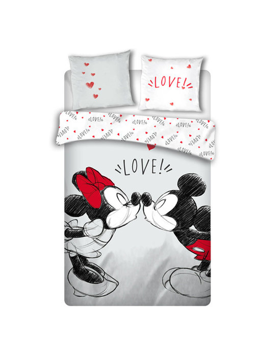 Disney Minnie Mouse Dekbedovertrek Love 240 x 220 cm