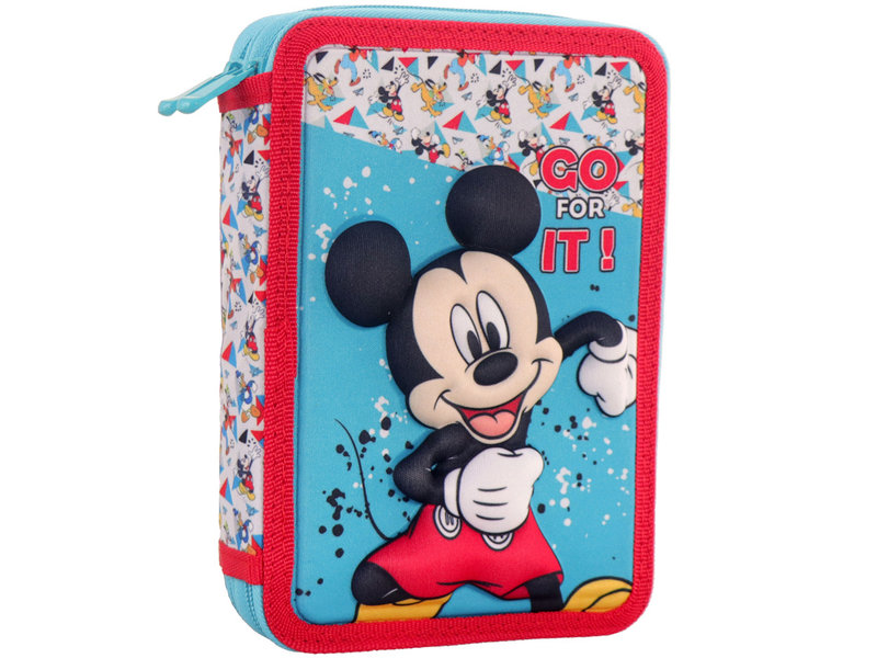 Disney Mickey Mouse Fonce! pochette remplie - 3D - 21 x 15 x 5 cm - Multi