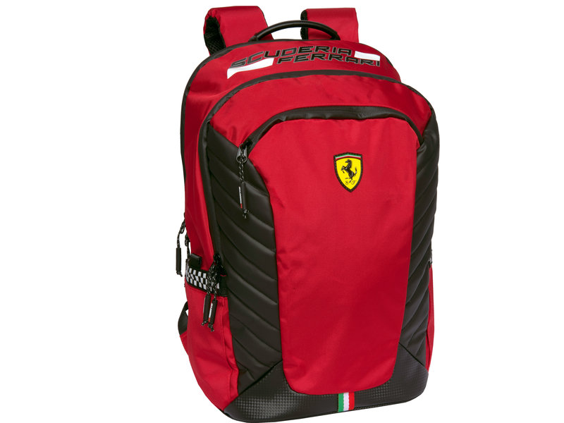 Ferrari Backpack Rosso Corsa - 40 x 30 x 18 cm - Red