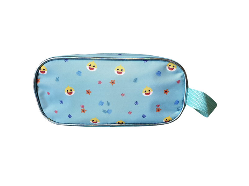 Baby Shark Etui Family - 23 x 11 x 7 cm - Blauw