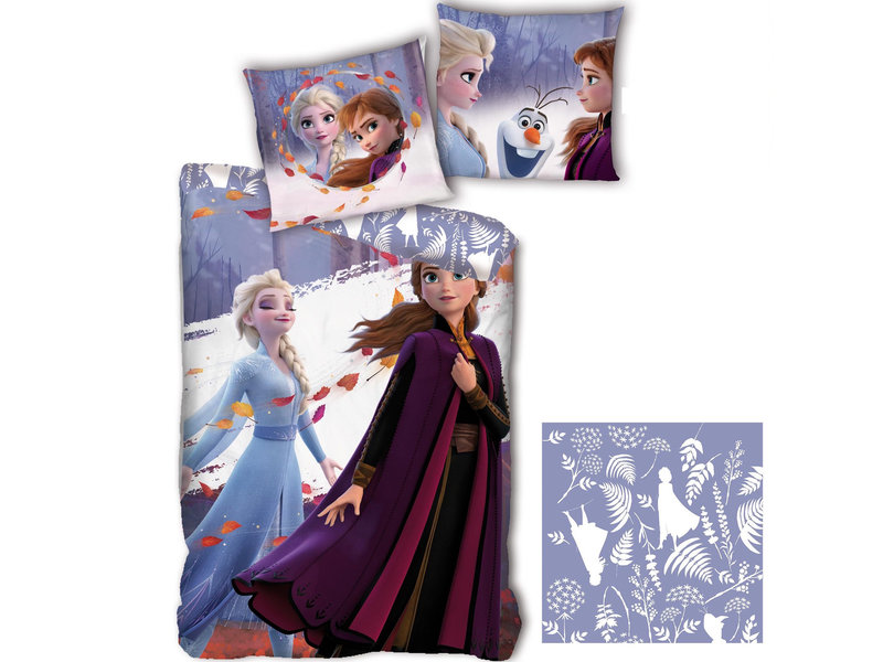 Disney Frozen Bettbezug Nature - Single - 140 x 200 cm - Polyester