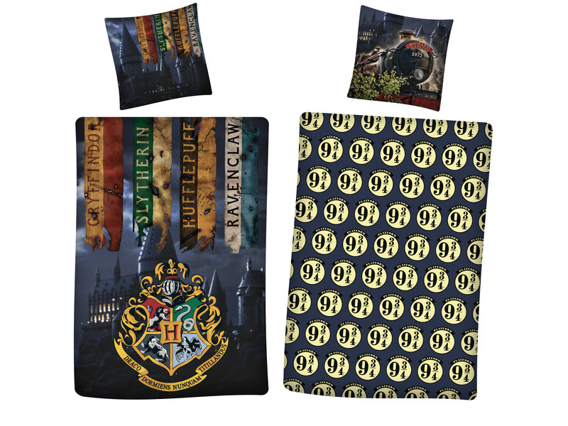 Harry Potter Bettbezug 9¾ - Einzel - 140 x 200 cm - Polyester