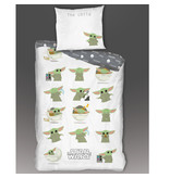 Star Wars Duvet cover Yoda - Lits Jumeaux - 240 x 220 cm - White