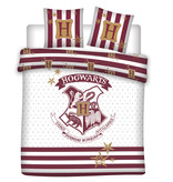 Harry Potter Housse de couette Poudlard - Lits Jumeaux - 240 x 220 cm - Blanc