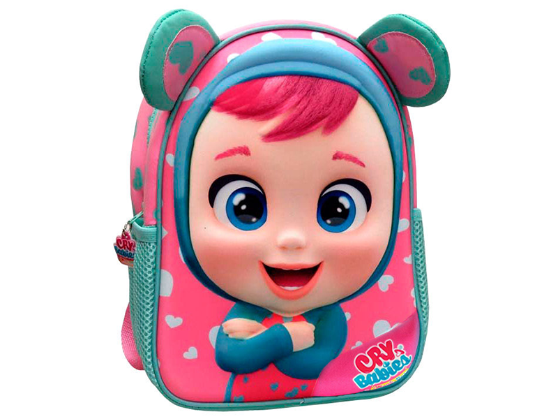 Cry Babies Kleinkinderrucksack 3D Eva Lala - 30 x 24 x 11 cm - Pink