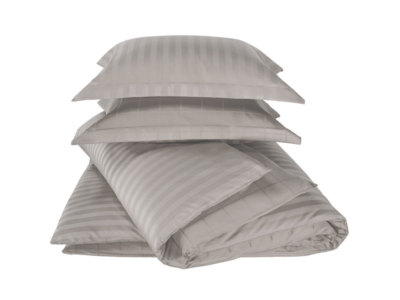 De Witte Lietaer Bettbezug Baumwollsatin Zygo - Doppel - 200 x 220 cm - Taupe