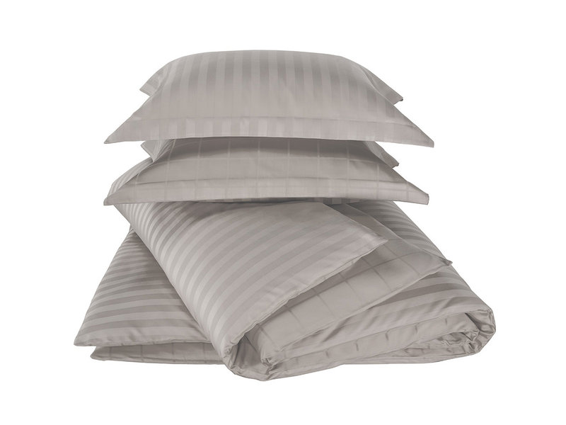 De Witte Lietaer Housse de couette Coton Satin Zygo - Taille de l'hôtel - 260 x 240  cm - Taupe