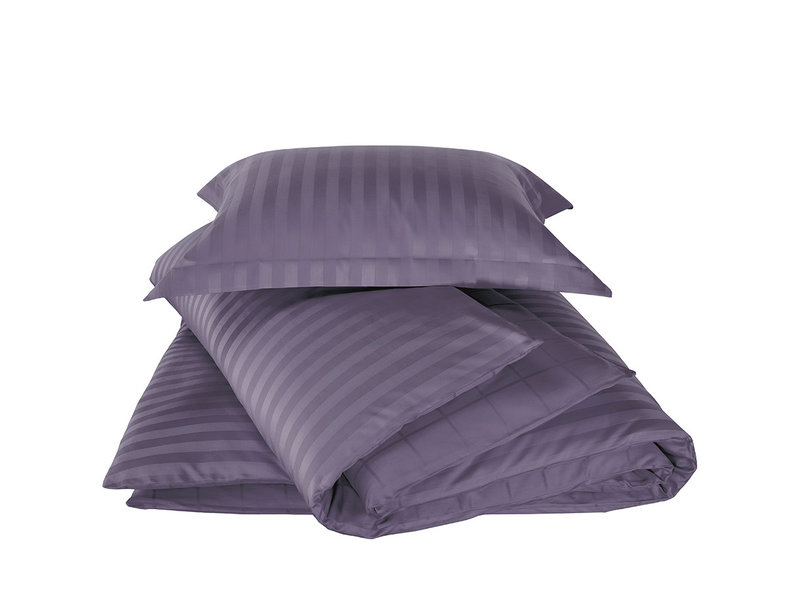 De Witte Lietaer Duvet cover Cotton Satin Zygo - Single - 140 x 220 cm - Purple