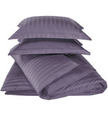 De Witte Lietaer Housse de couette Satin de Coton Zygo - Double - 200 x 220 cm - Violet