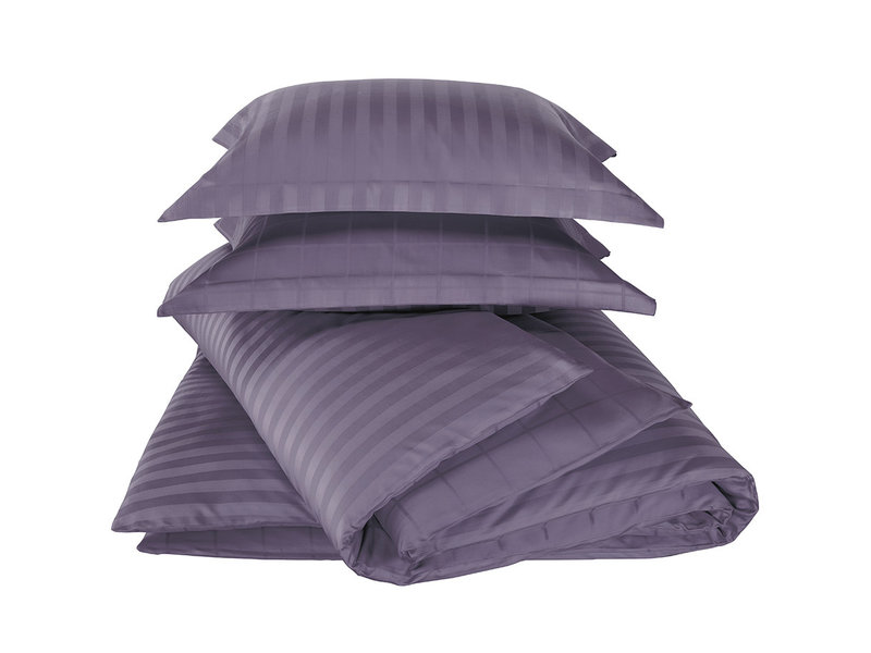 De Witte Lietaer Duvet cover Cotton Satin Zygo - Double - 200 x 220 cm - Purple