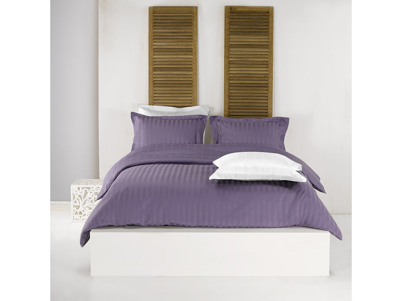 De Witte Lietaer Housse de couette Coton Satin Zygo - Taille de l'hôtel - 260 x 240  cm - Violet