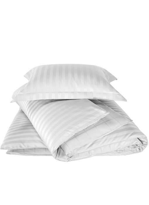 De Witte Lietaer Duvet cover Cotton Satin Zygo White 140 x 220 cm