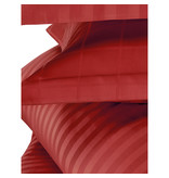 De Witte Lietaer Bettbezug Baumwolle Satin Zygo - Lits Jumeaux - 240 x 220 cm - Rot