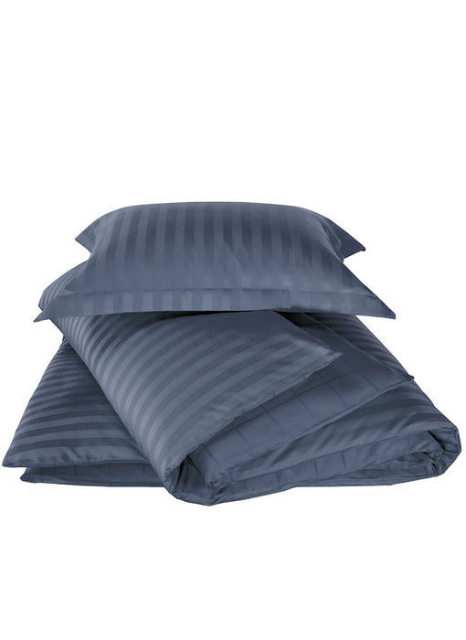 De Witte Lietaer Housse de couette Satin de Coton Zygo Indigo 140 x 220 cm