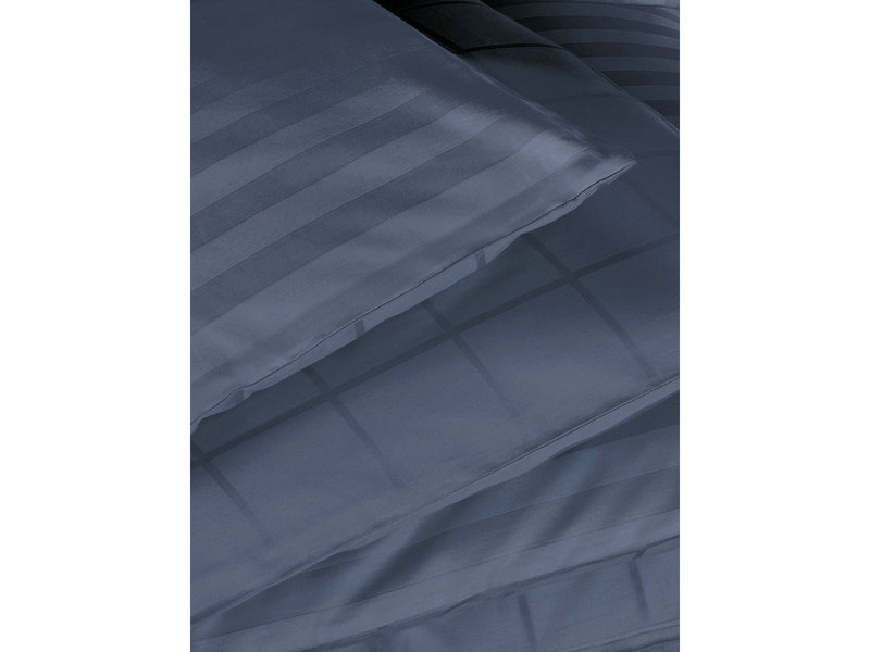 De Witte Lietaer Duvet cover Cotton Satin Zygo - Single - 140 x 220 cm - Blue