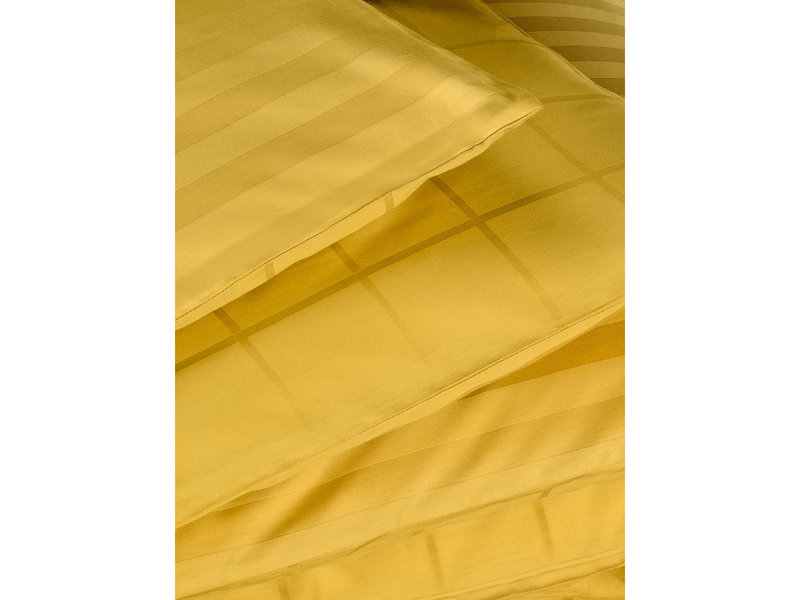 De Witte Lietaer Bettbezug Baumwolle Satin Zygo - Single - 140 x 220 cm - Gelb