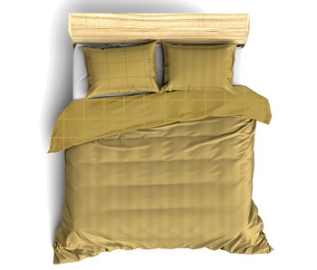 De Witte Lietaer Housse de couette Coton Satin Zygo Ocre 240 x 220 cm