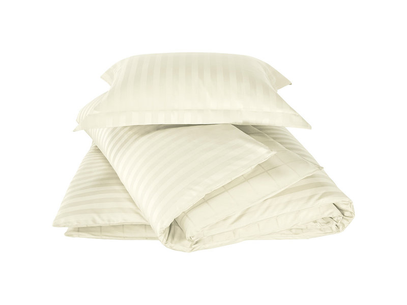 De Witte Lietaer Duvet cover Cotton Satin Zygo - Single - 140 x 220 cm - Ivory