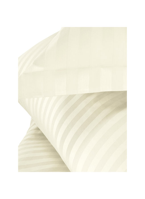 De Witte Lietaer Dekbedovertrek Katoen Satijn Zygo Ivory 140 x 220 cm