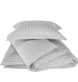 De Witte Lietaer Housse de couette Satin de Coton Zygo - Simple - 140 x 220 cm - Argent