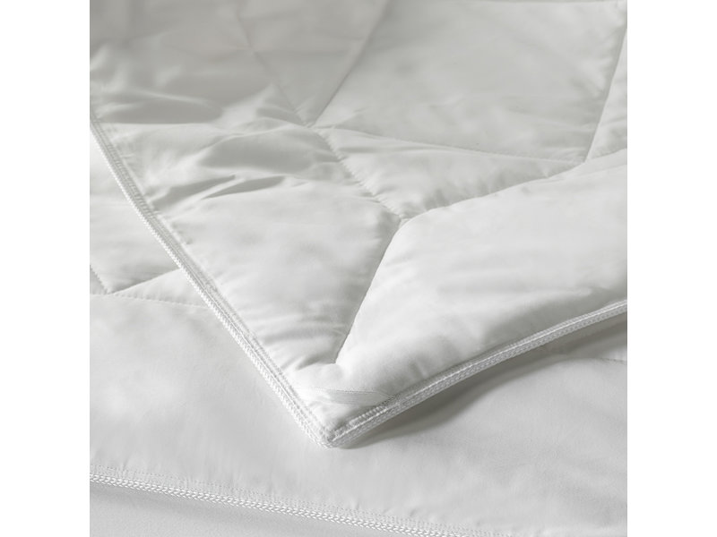 De Witte Lietaer Couette d'été Coton Blanc - Double - 200 x 220 cm - Coton