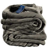 De Witte Lietaer Fleece deken Steeple Grey - 150 x 200 cm - Grijs