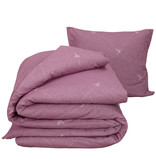 De Witte Lietaer Housse de couette Flanelle de Coton Piper - Simple - 140 x 200/220 cm - Rose