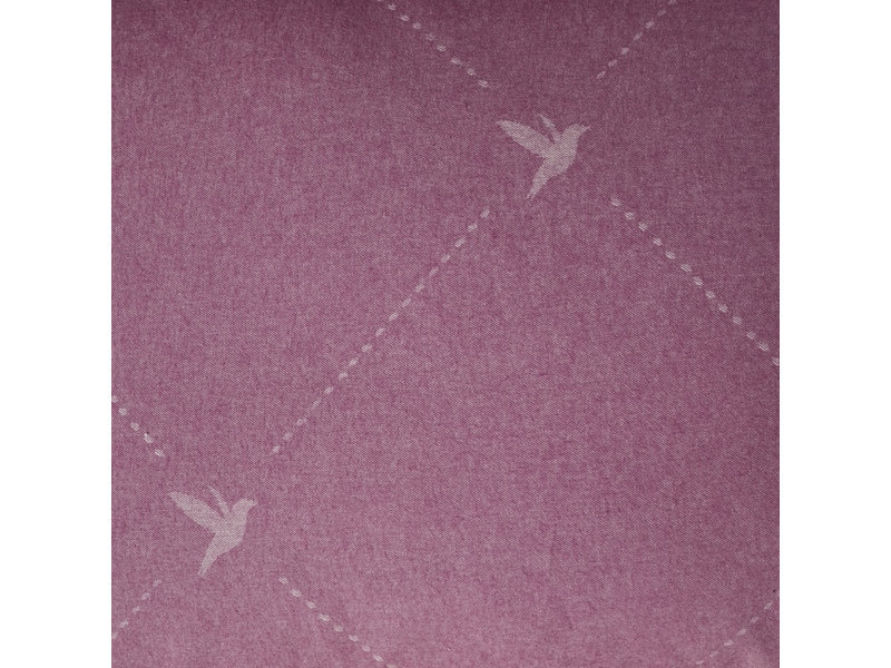 De Witte Lietaer Bettbezug Cotton Flannel Piper - Single - 140 x 200/220 cm - Pink