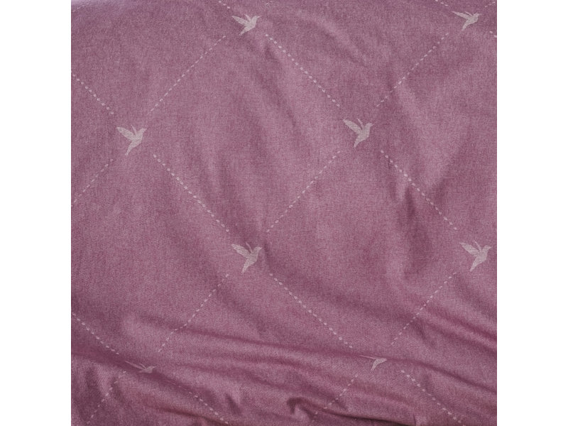 De Witte Lietaer Duvet cover Cotton Flannel Piper - Single - 140 x 200/220 cm - Pink