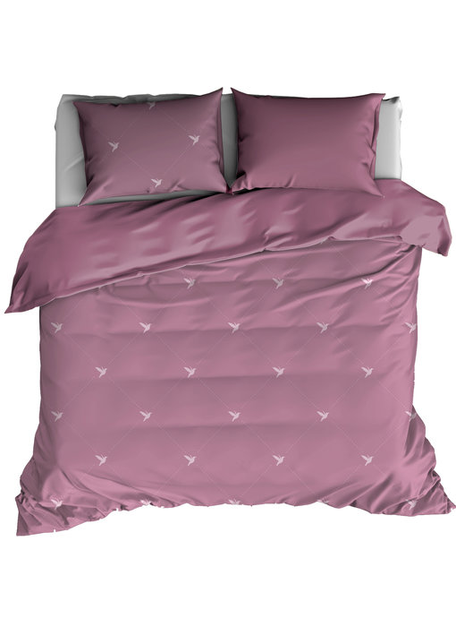 De Witte Lietaer Duvet cover Cotton Flannel Piper Lilac 240 x 220 cm