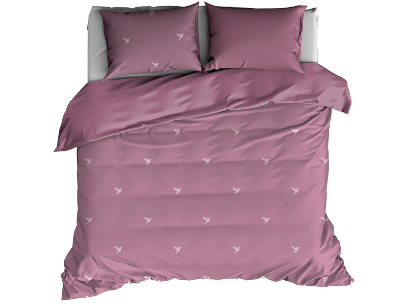De Witte Lietaer Duvet cover Cotton Flannel Piper - Hotel size - 260 x 240 cm - Pink