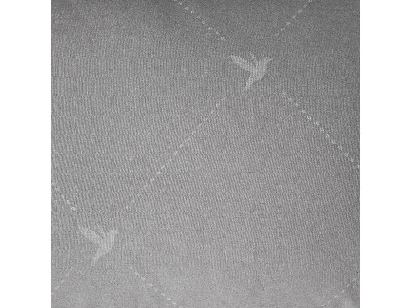 De Witte Lietaer Duvet cover Cotton Flannel Piper - Single - 140 x 200/220 cm - Gray