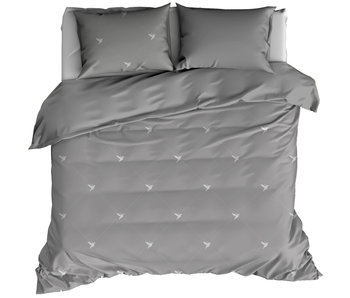 De Witte Lietaer Duvet cover Cotton Flannel Piper Gray 240 x 220 cm