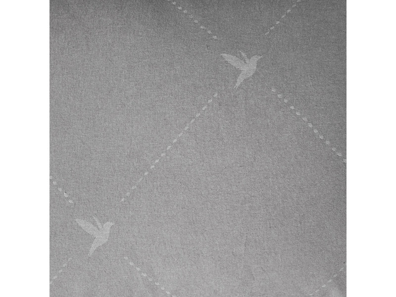 De Witte Lietaer Bettbezug Baumwolle Flanell Piper - Lits Jumeaux - 240 x 220 cm - Grau