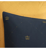 De Witte Lietaer Housse de couette Coton Satin Rex - Simple - 140 x 200/220 cm - Bleu